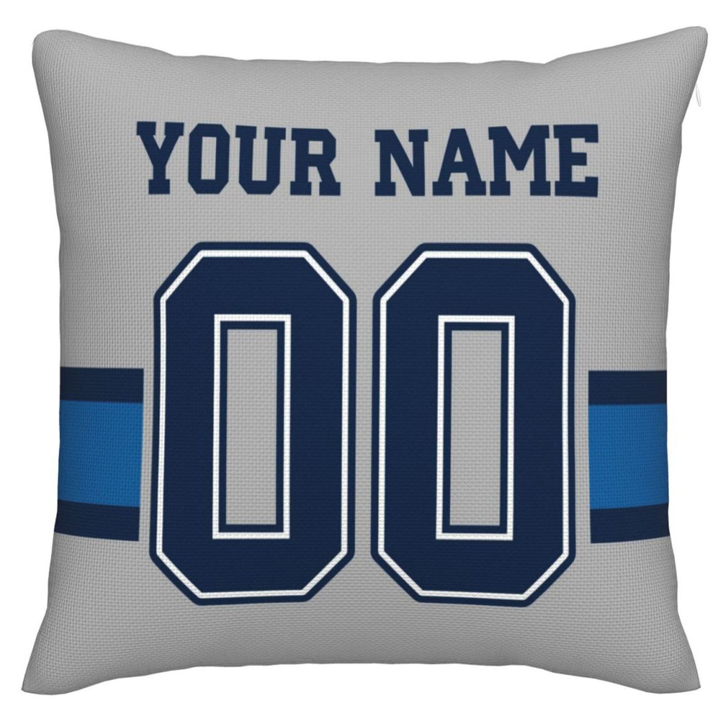 Custom D.Cowboys Pillow Decorative Throw Pillow Case - Print Personalized Football Team Fans Name & Number Birthday Gift Football Pillows