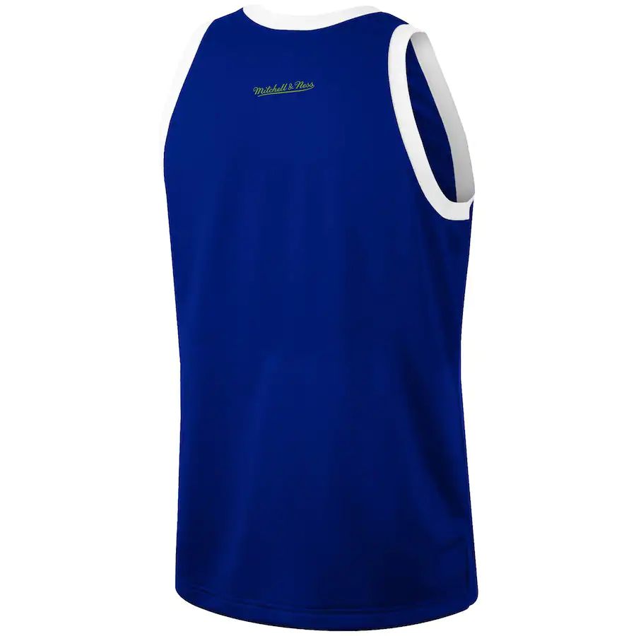 A.Hawks Mitchell & Ness Hardwood Classics Team Heritage Fashion Jersey Blue Stitched American Basketball Jersey