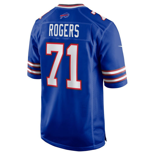 B.Bills #71 Casey Rogers Royal Team Game  American Football Jerseys