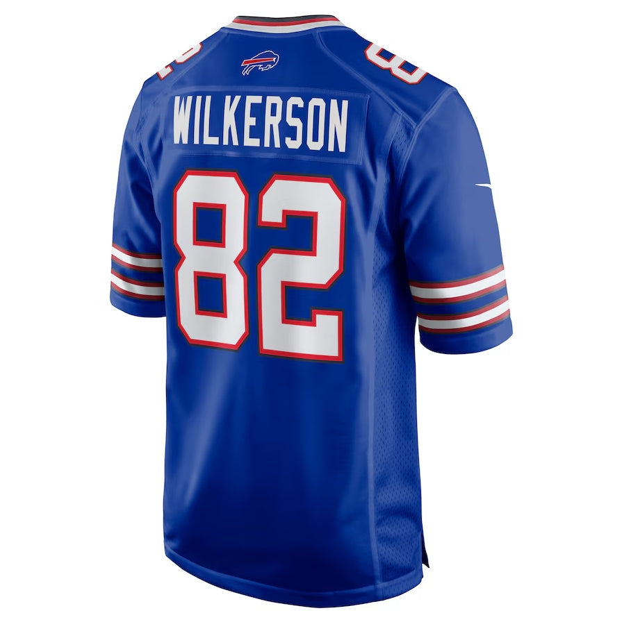B.Bills #82 Kristian Wilkerson Royal Team Game American Football Jerseys
