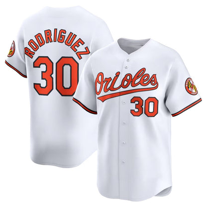 Baltimore Orioles #30 Grayson Rodriguez Alternate Limited Player Jersey - White Stitched Baseball Jersey