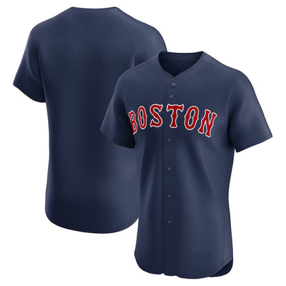 Boston Red Sox Alternate Elite Jersey - Navy Stitched Baseball Jersey