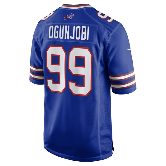 B.Bills #99 Larry Ogunjobi  Royal Team Game American Football Jerseys