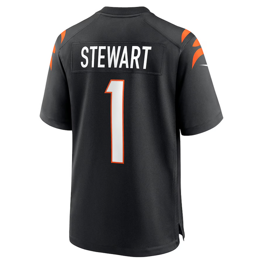 C.Bengals #1 Shemar Stewart Black 2025  Draft First Round Pick Game Stitched American Football Jerseys