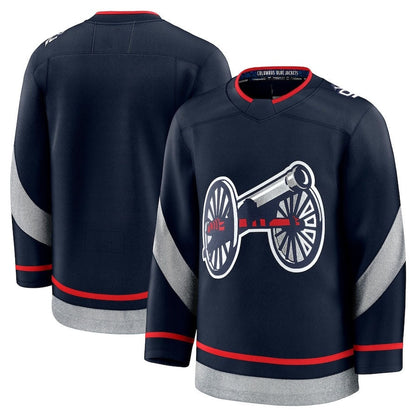 C.Blue Jackets Fanatics 2025 Stadium Series Premium Jersey - Navy Stitched American Hockey Jerseys