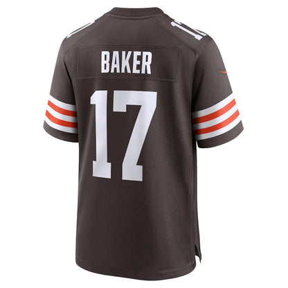 C.Browns #17 Jerome Baker Brown Team Game Stitched American Football Jerseys