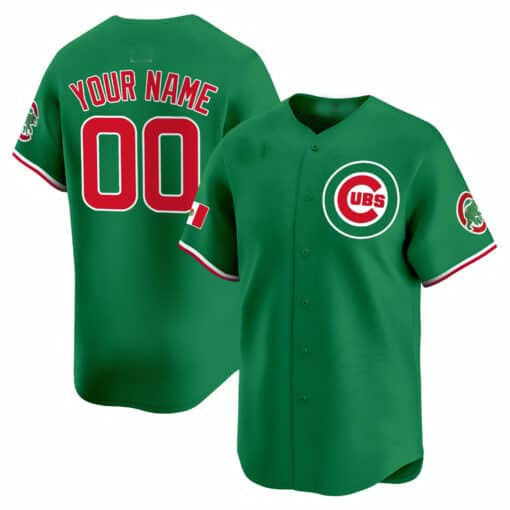 Custom Chicago Cubs Mexico Vapor Premier Limited V3¨C All Stitched Baseball Jersey