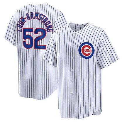 Chicago Cubs #52 Pete Crow-Armstrong White 2024 Cool Base Stitched Baseball Jersey