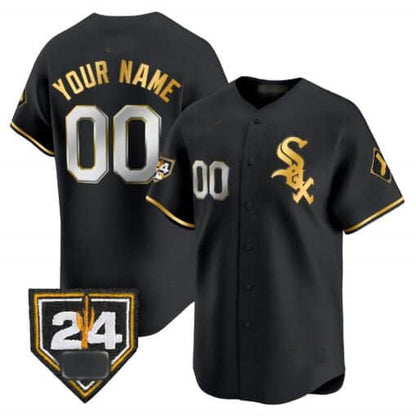 Custom Chicago White Sox 2024 Spring Training Patch Vapor Premier Limited¨C All Stitched Baseball Jersey