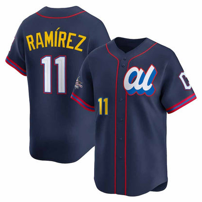 Cleveland Guardians #11 Jos¨¦ Ram¨ªrez American League 2025 All-Star Edition Limited Player Jersey - Navy Baseball Jersey