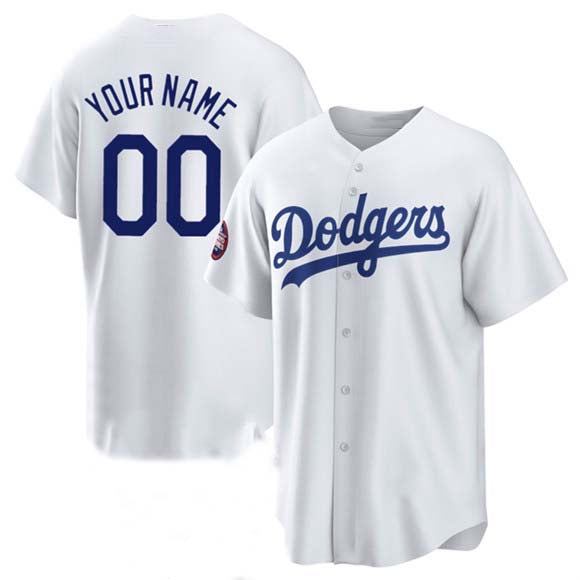 Custom Los Angeles Dodgers ACTIVE PLAYER White 2025 World Tour Tokyo Series Home Stitched Baseball Jersey