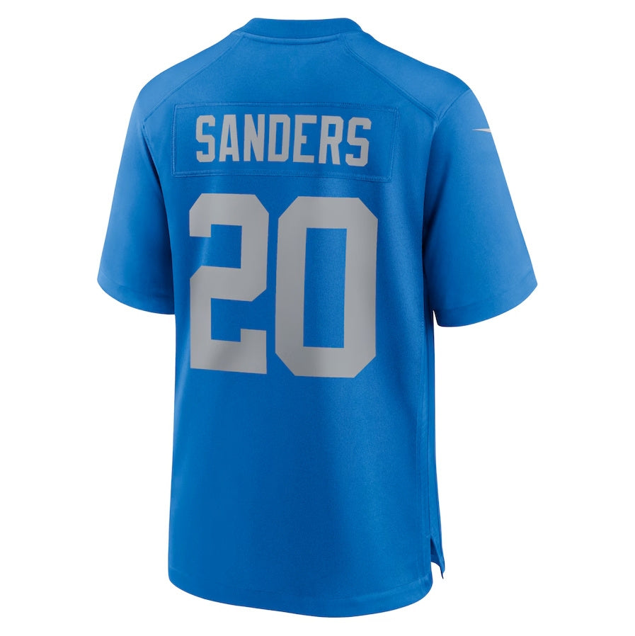 D.Lions #20 Barry Sanders Blue Alternate Game Stitched American Football Jerseys
