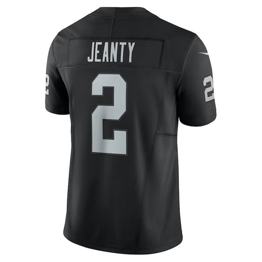 LV.Raiders #2 Ashton Jeanty Black Team Limited Stitched American Football Jerseys