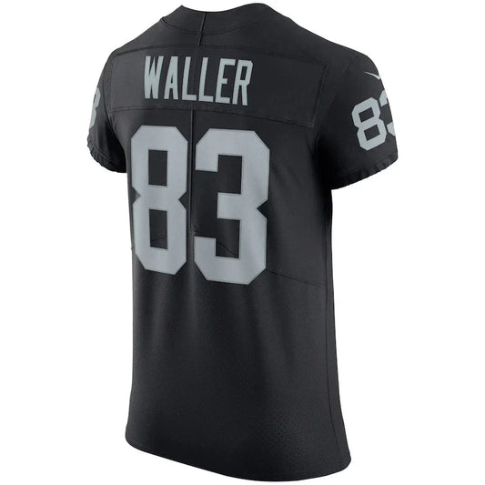 LV. Raiders #83 Darren Waller Black Vapor Elite Jersey Stitched American Football Jerseys