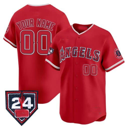 Custom Los Angeles Angels 2024 Spring Training Patch Vapor Premier Limited ¨C All Stitched Baseball Jersey