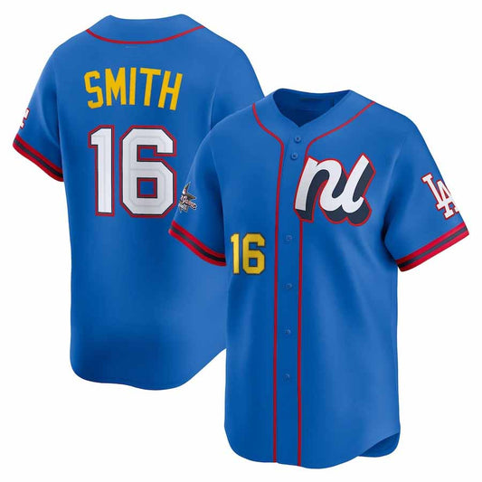 Los Angeles Dodgers #16 Will Smith National League 2025 All-Star Edition Limited Player Jersey - Blue Baseball Jersey