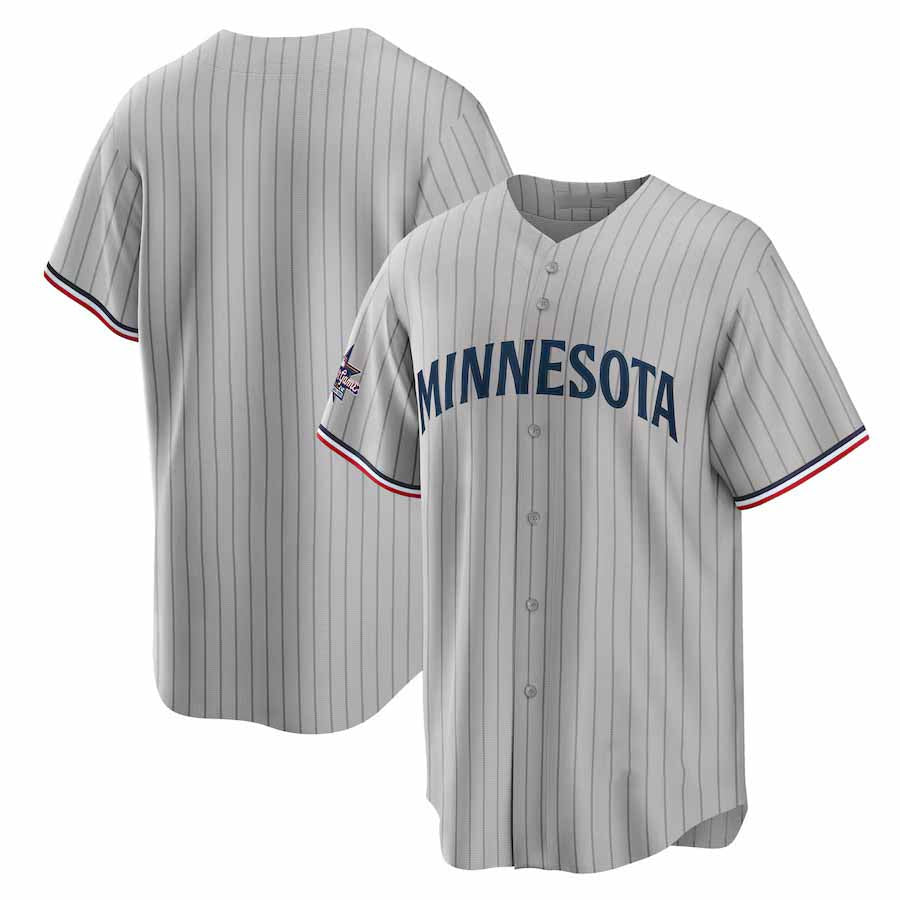 Minnesota Twins 2025 All-Star Game Away Replica Jersey - Gray Stitched Baseball Jersey