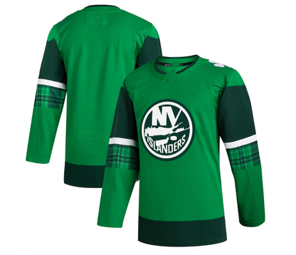 NY.Islanders 2023 St. Patrick's Day Primegreen Authentic Jersey - Kelly Green Stitched American Hockey Jerseys
