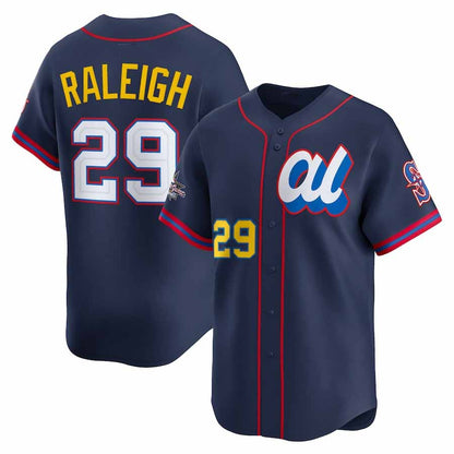Seattle Mariners #29 Cal Raleigh American League 2025 All-Star Edition Limited Player Jersey - Navy Baseball Jersey