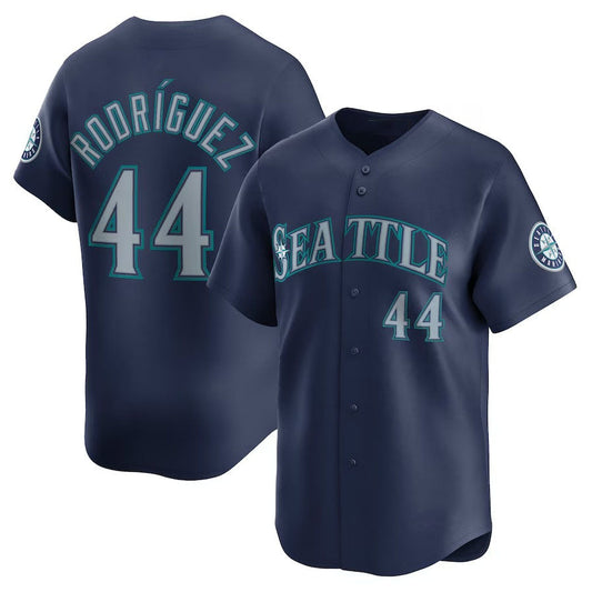 Seattle Mariners #44 Julio Rodriguez Road Limited - Navy Stitched Baseball Jersey