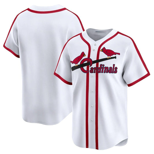 St. Louis Cardinals Cooperstown Collection Limited Jersey - White Stitched Baseball Jersey