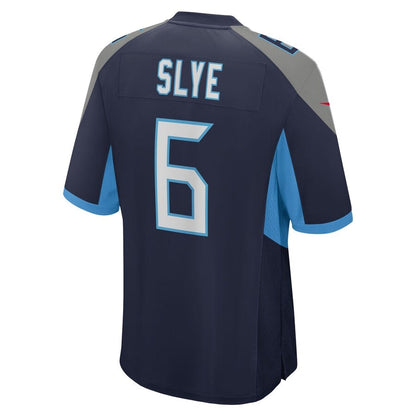 T.Titans #6 Joey Slye Navy Team Game Stitched American Football Jerseys