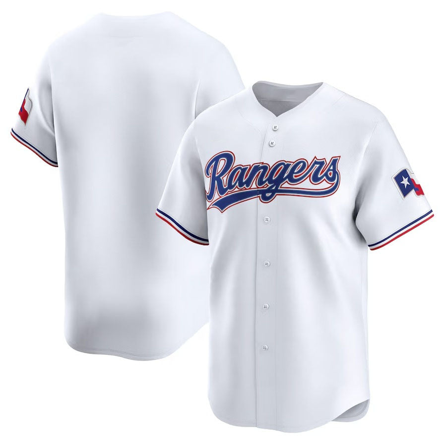 Texas Rangers Home Limited Jersey - White Baseball Jersey