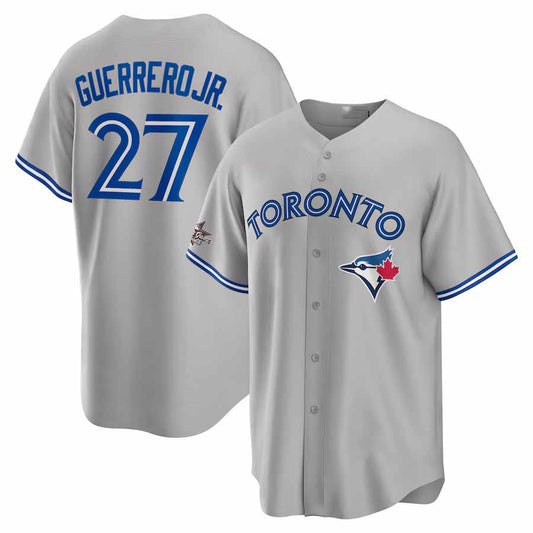 Toronto Blue Jays #27 Vladimir Guerrero Jr. 2025 All-Star Game Road Replica Player Jersey - Gray Stitched Baseball Jersey