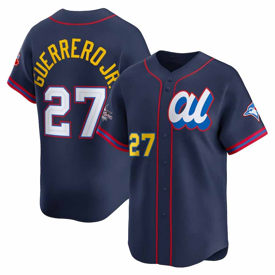 Toronto Blue Jays #27 Vladimir Guerrero Jr. American League 2025 All-Star Edition Limited Player Jersey - Navy Baseball Jersey