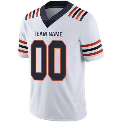 Custom C.Bear Stitched American Football Jerseys Personalize Birthday Gifts White Jersey