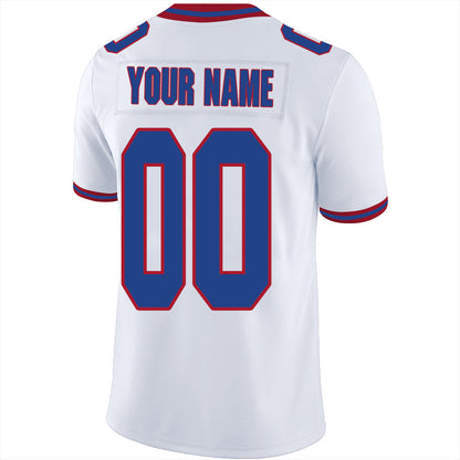 Custom NY.Giants  Stitched American Football Jerseys Personalize Birthday Gifts White Jersey
